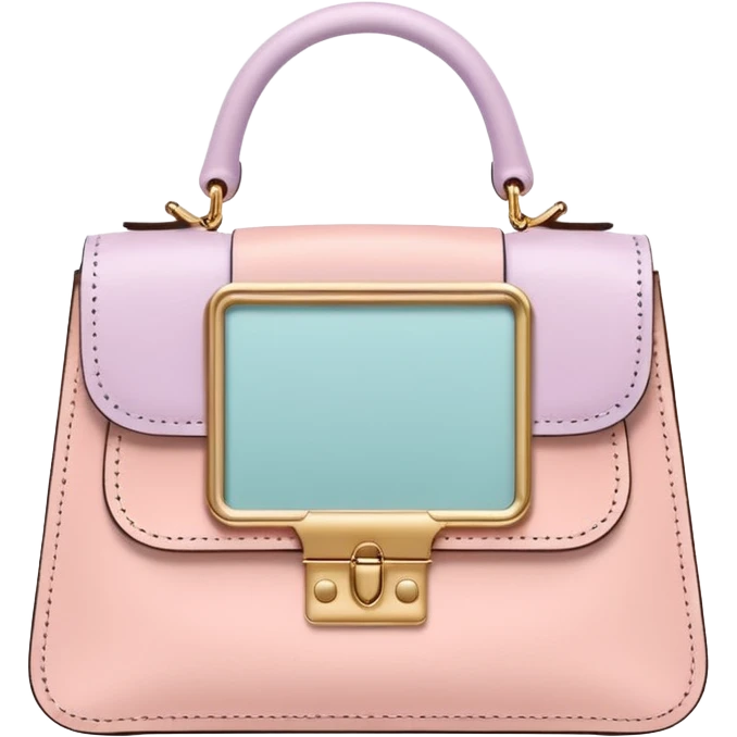 Delicate photo frame made with minature handbags
 emoji