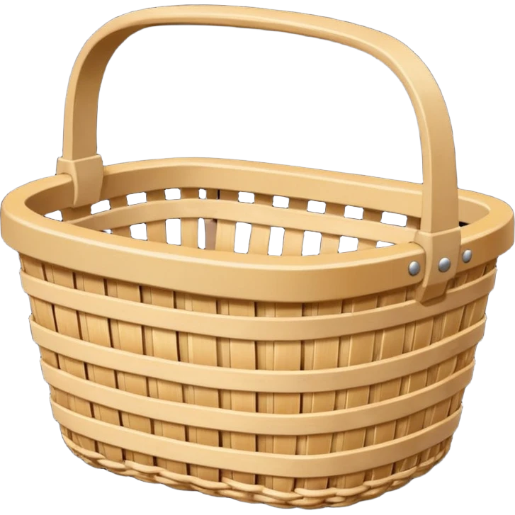 empty wicker basket emoji