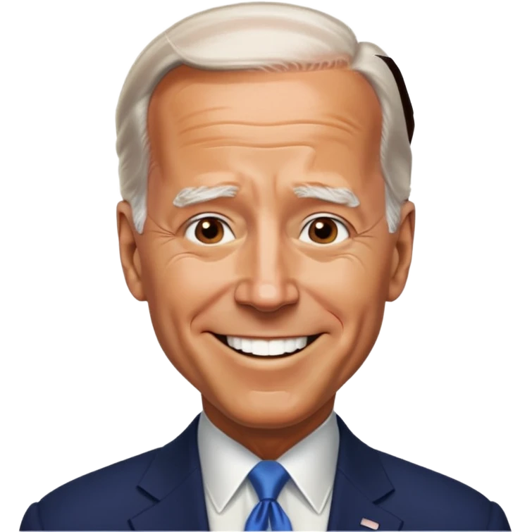 joe biden with a big butt emoji