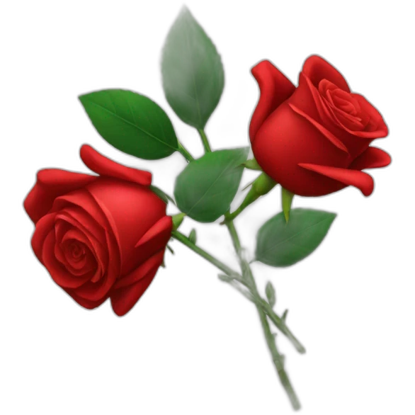 Red Rose Cross  emoji
