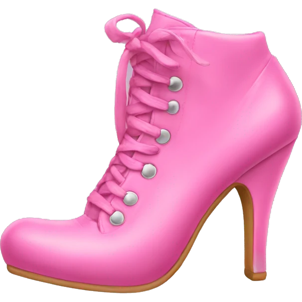 Pink shoes emoji