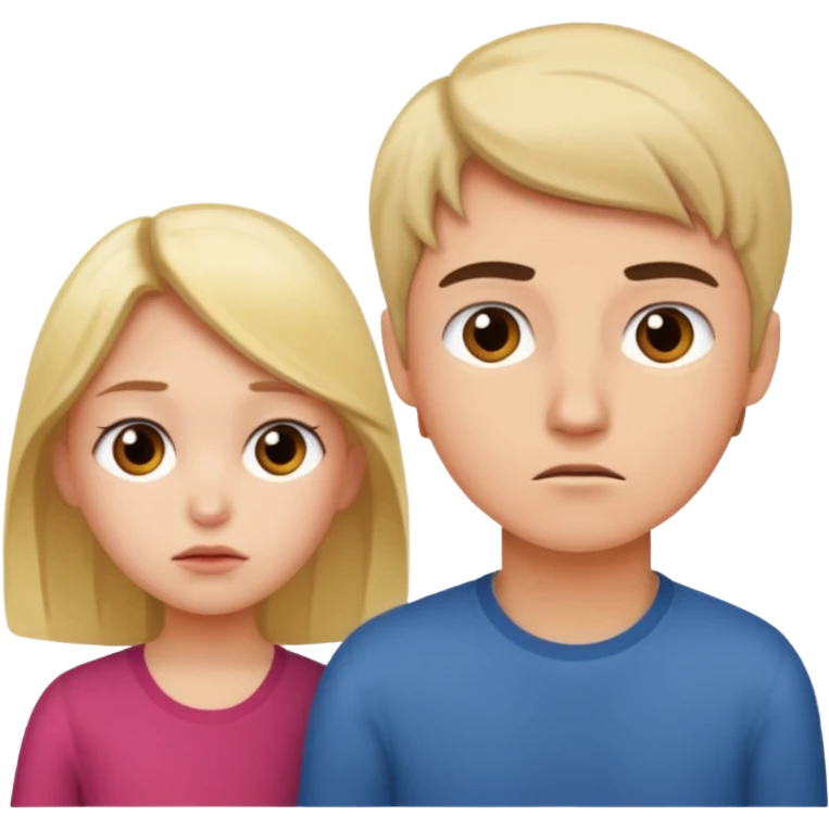 girl ignore boy emoji