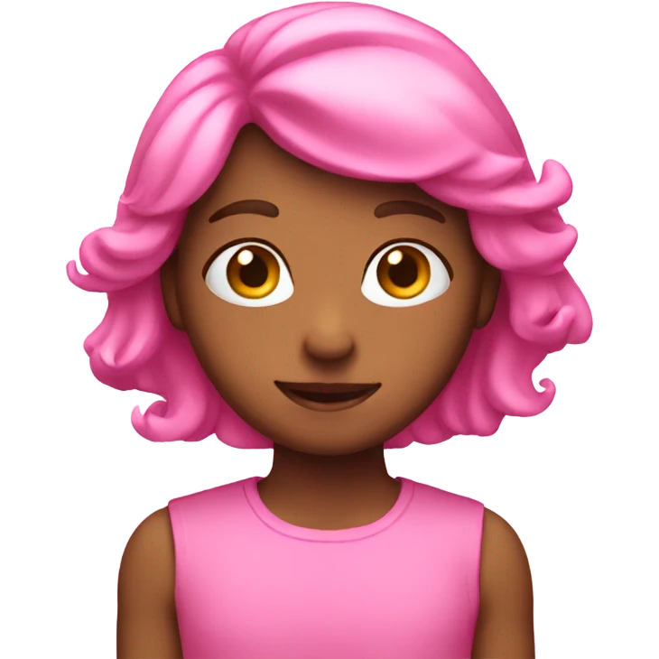 Cute pink emoji  emoji