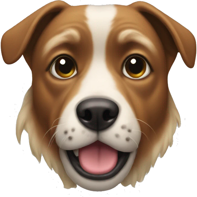 dog with a face on their mouth  emoji