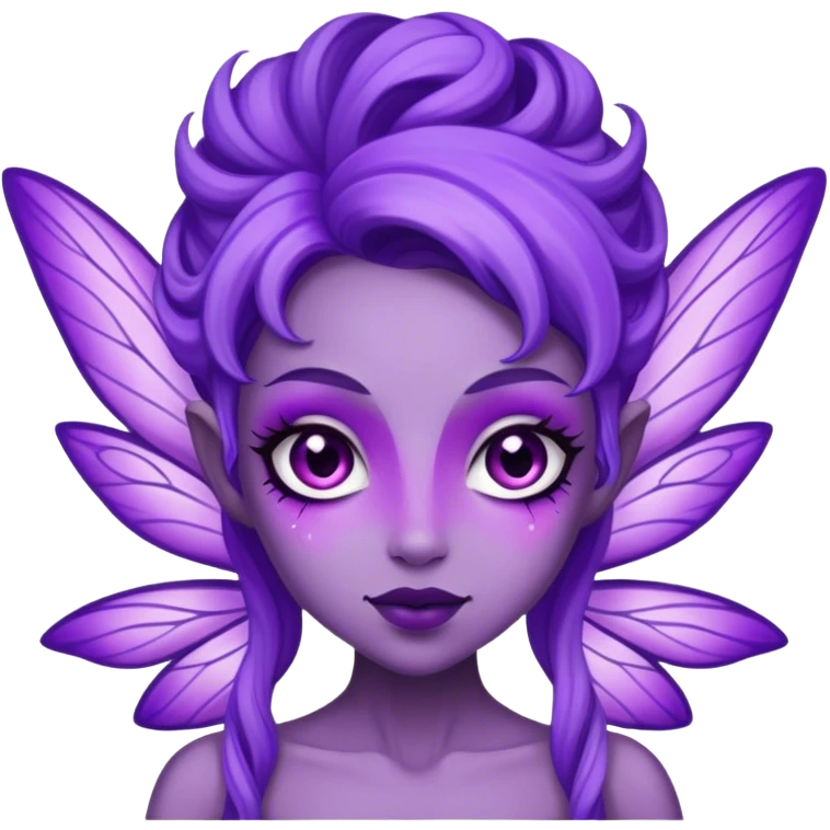 Purple fairy emoji