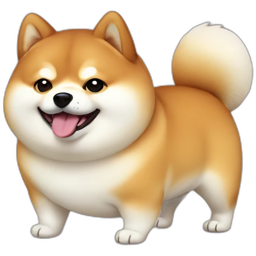 fat shiba dog babies emoji