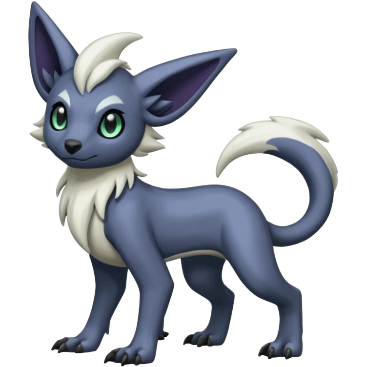 Eldritch Spooky Scary Linoone-Absol-Trico-Hybrid (Full body) emoji