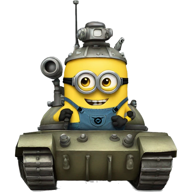 minion with tank emoji