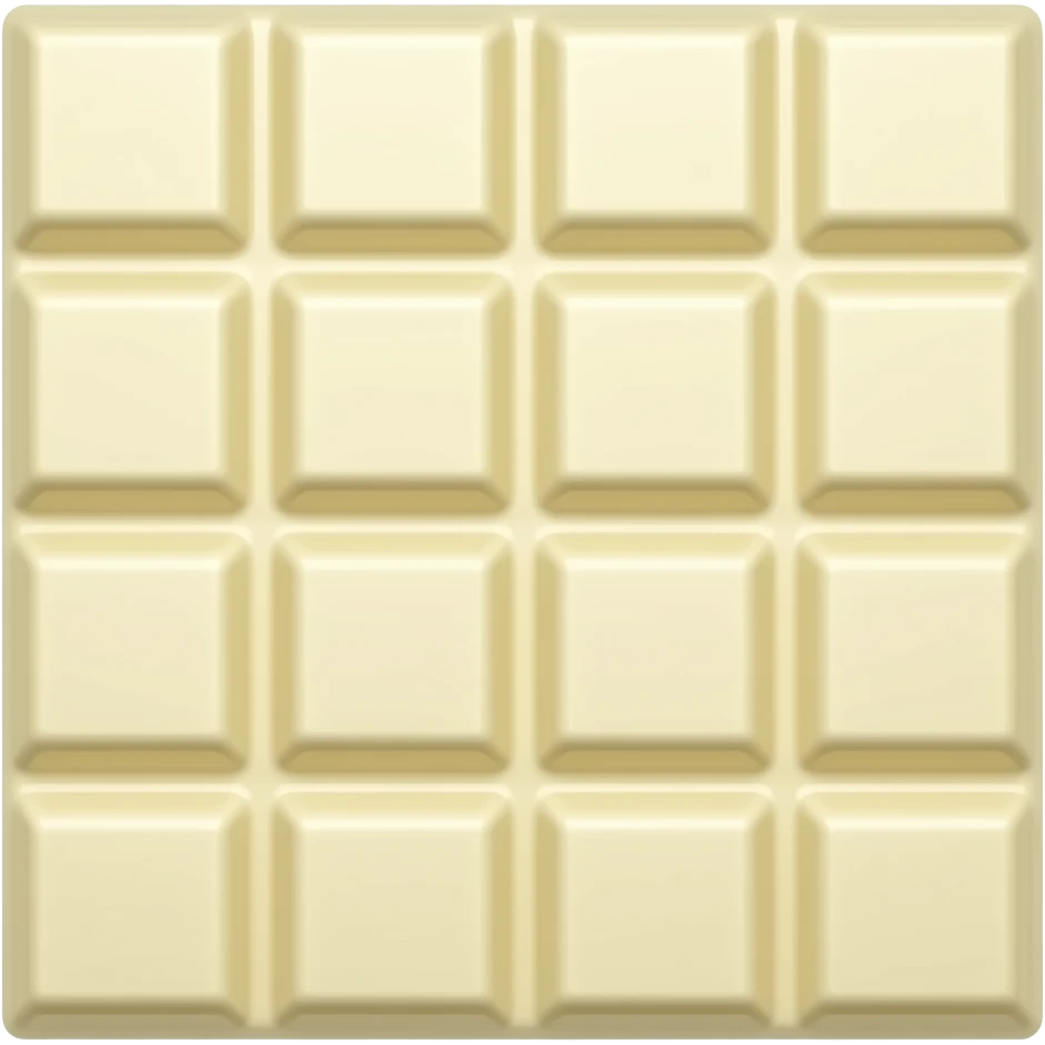 White chocolate emoji