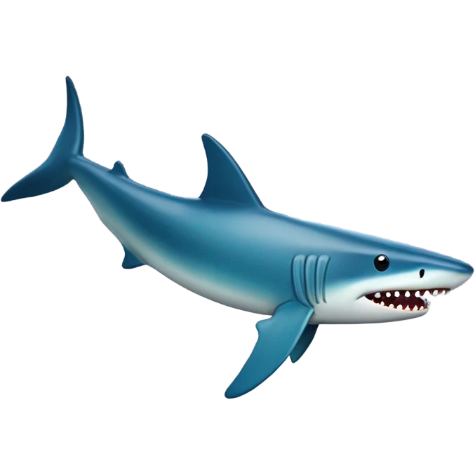 Un tiburon dentro de un carro emoji