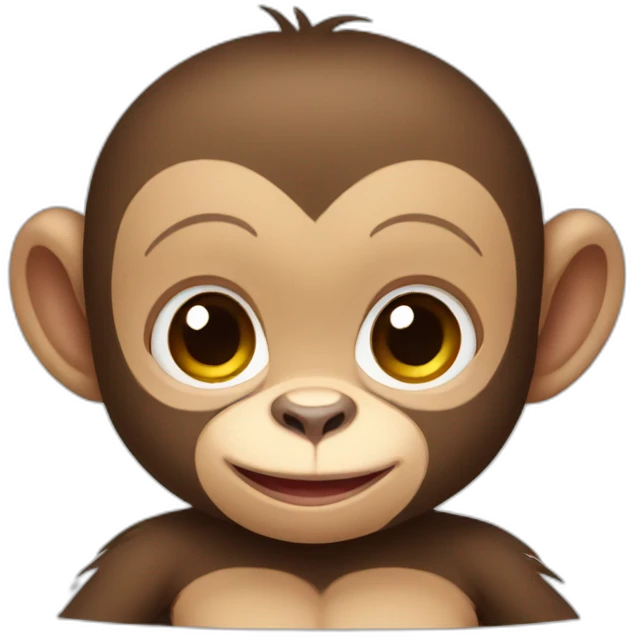 Baby monkey emoji