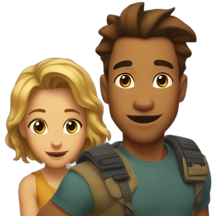 Simba and sacha ketchum emoji