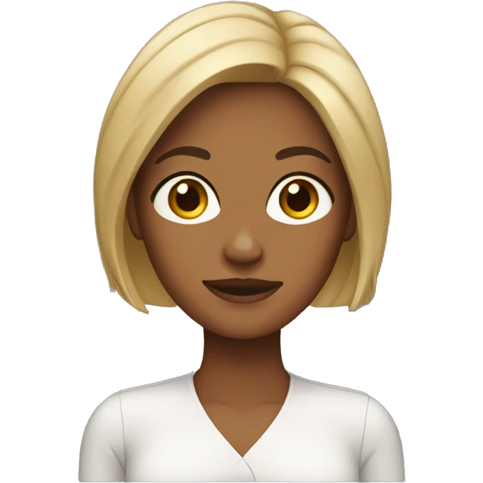 woman with slightly tan skin emoji