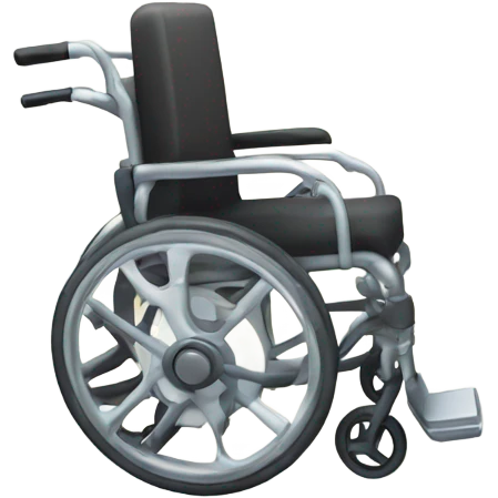 Neural degeneration wheelchair emoji