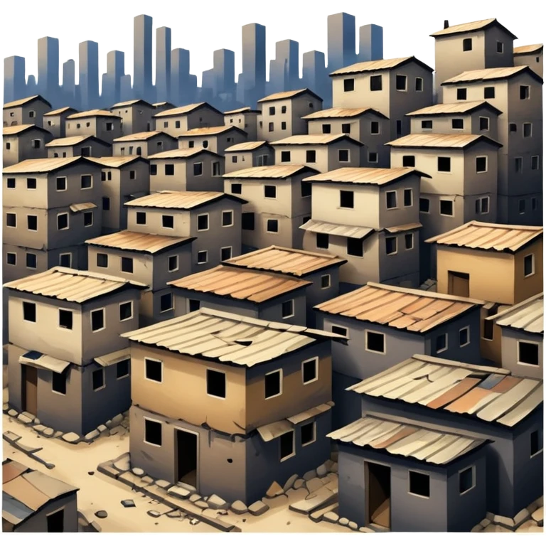 poor slums emoji