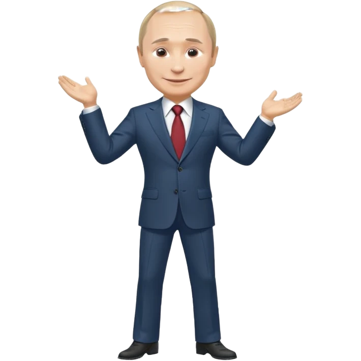 путин в стиле шарж в полный рост  emoji
