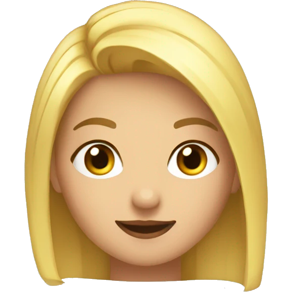 Rubia agradecida  emoji