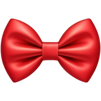 Heart bow emoji