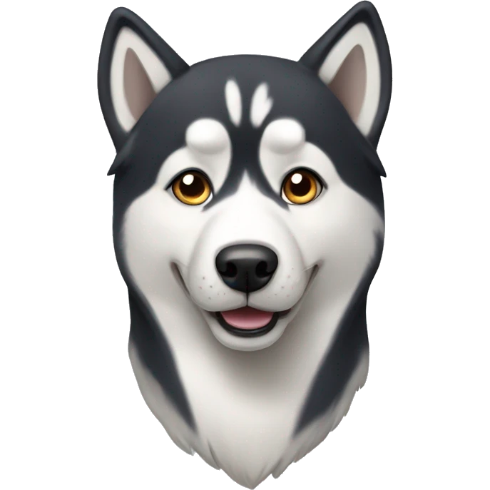 husky dog emoji