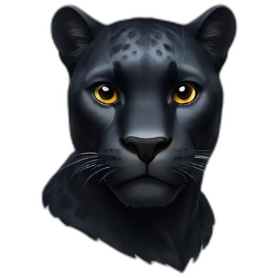 black panther animal emoji