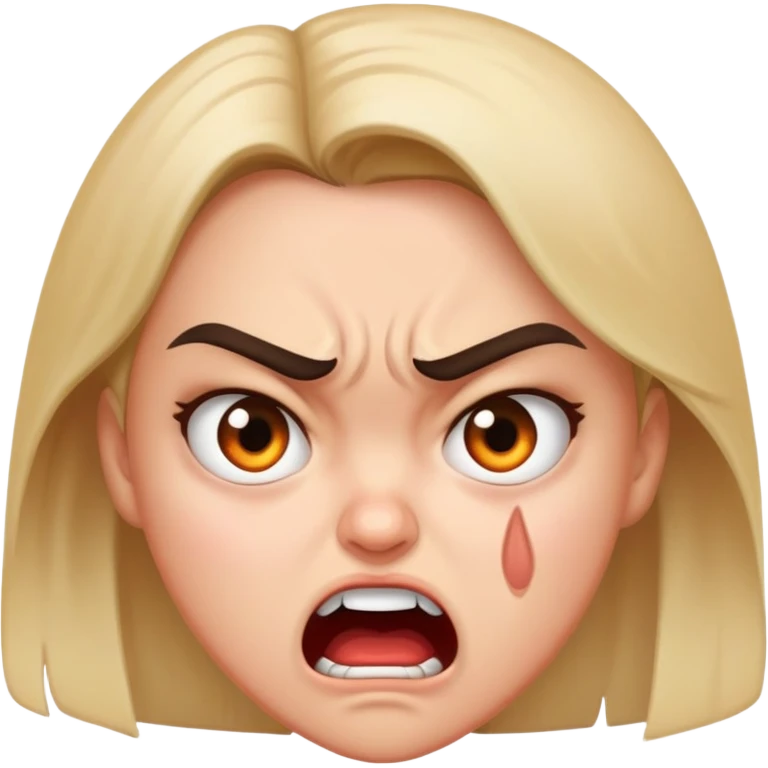 Girl angry  emoji