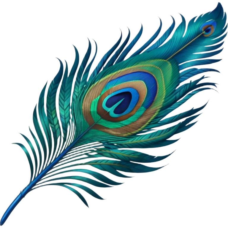  Peacock feather emoji