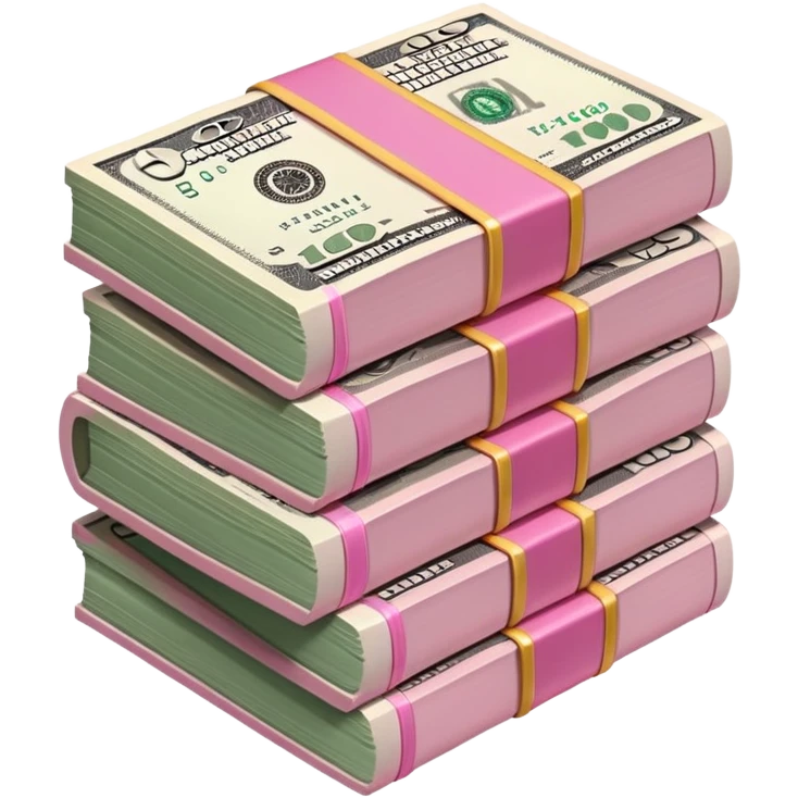 Dólares rosados emoji