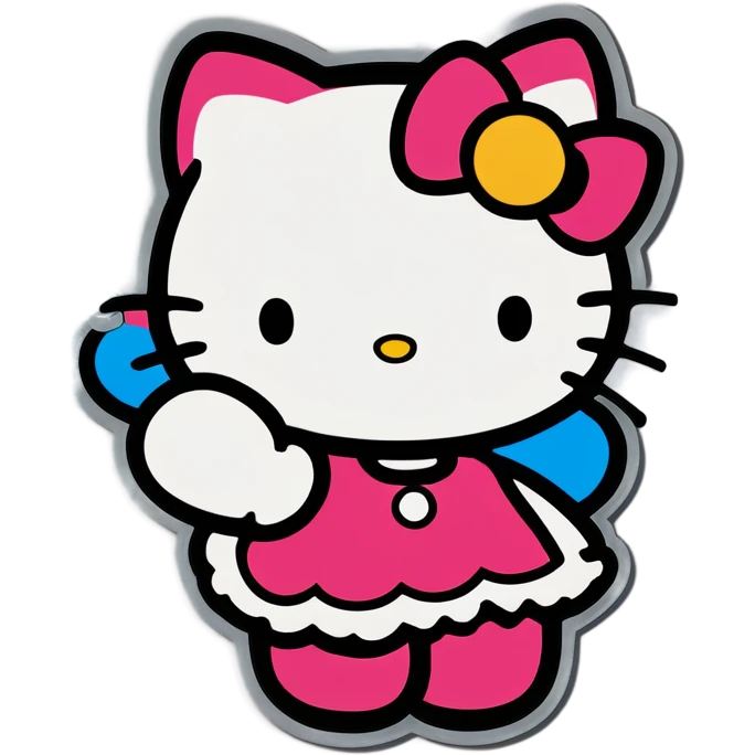 Hello kitty emoji