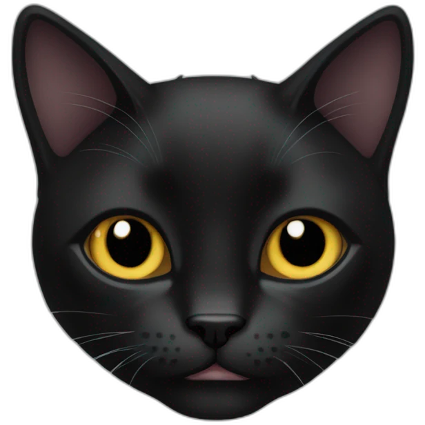 fold-eared black kat emoji