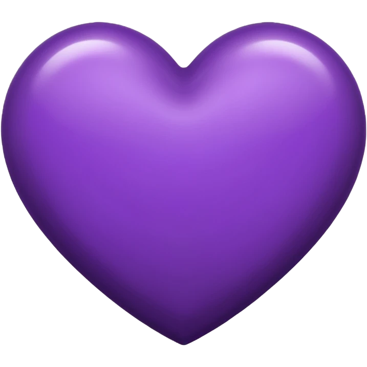 Half Black heart and half Purple Heart emoji