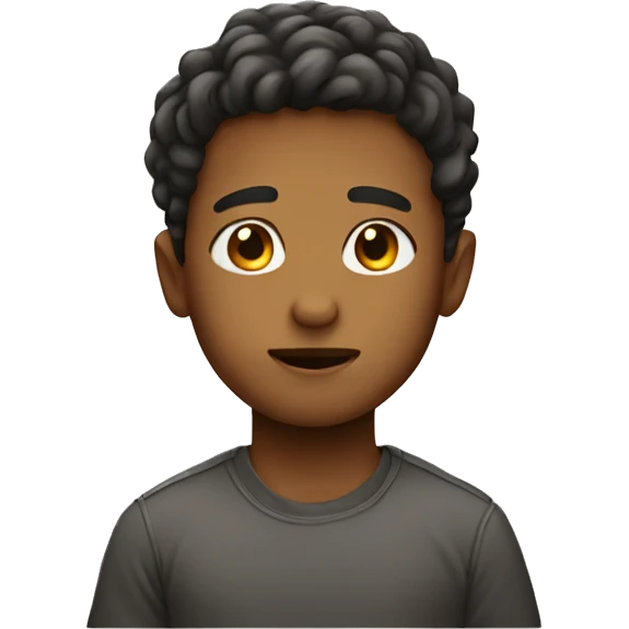 a boy that is slow emoji