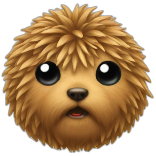 Hair ball emoji
