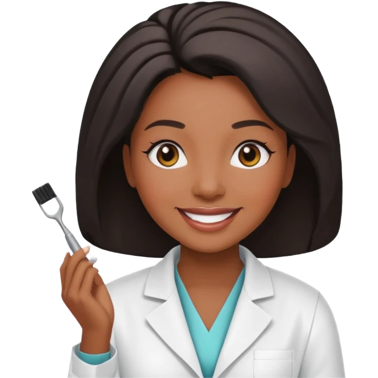 Black women beautician emoji