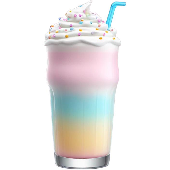 birthday cream drink emoji