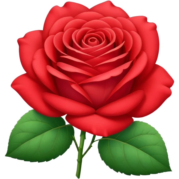 Une belle rose emoji