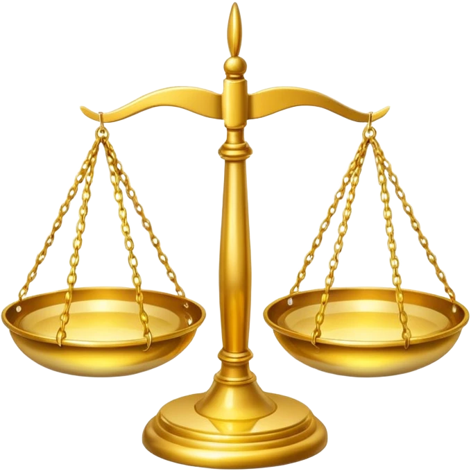 golden scales emoji