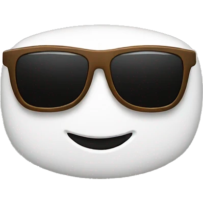 iPhone with sunglasses emoji
