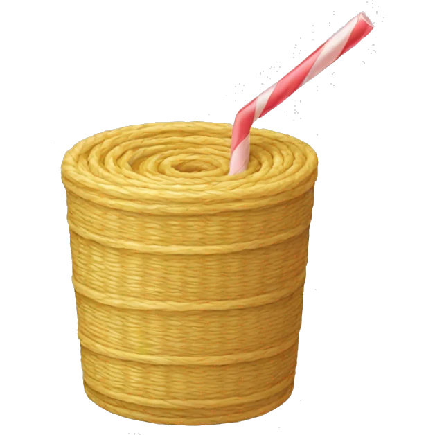 Straw  emoji