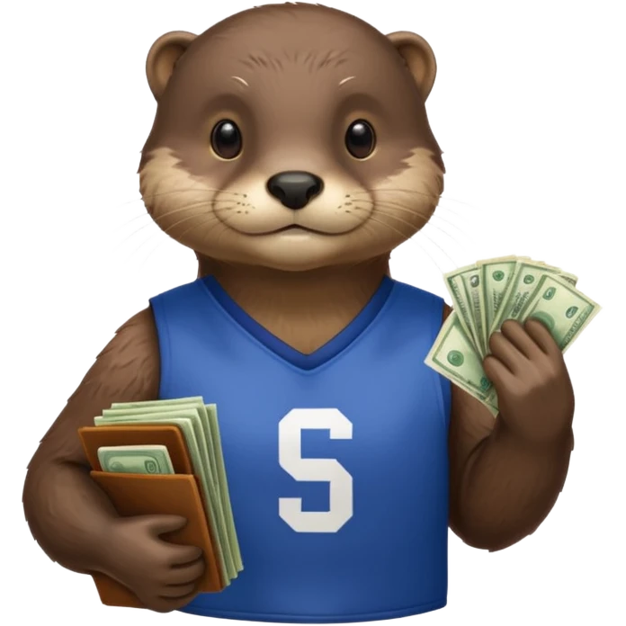 Otter sports gambling emoji