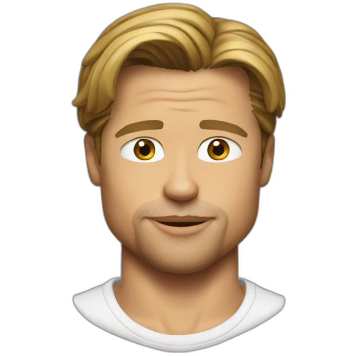 Brad pitt in love emoji