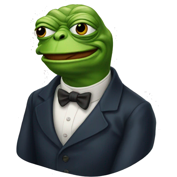 pepe but looks like the biden emoji