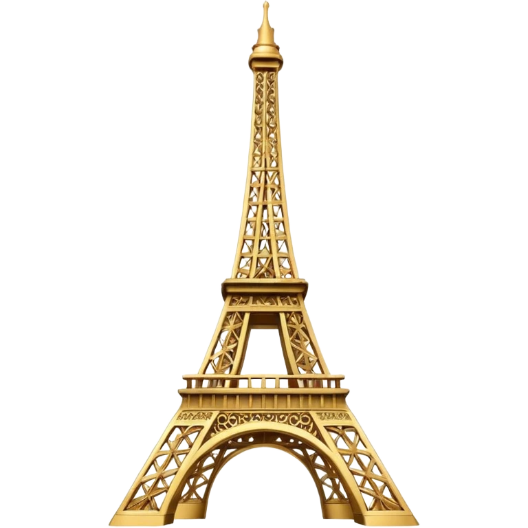 eiffel tower golden emoji
