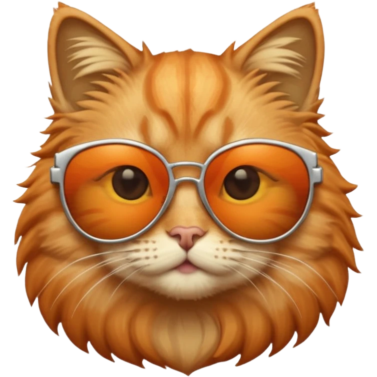 Cat wearing sunglasses emoji