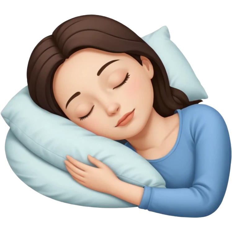 Emotionally deep, intuitive, sometimes escapist — but the best person to cry, create, and dream with. woman sleeping and dreaming  emoji