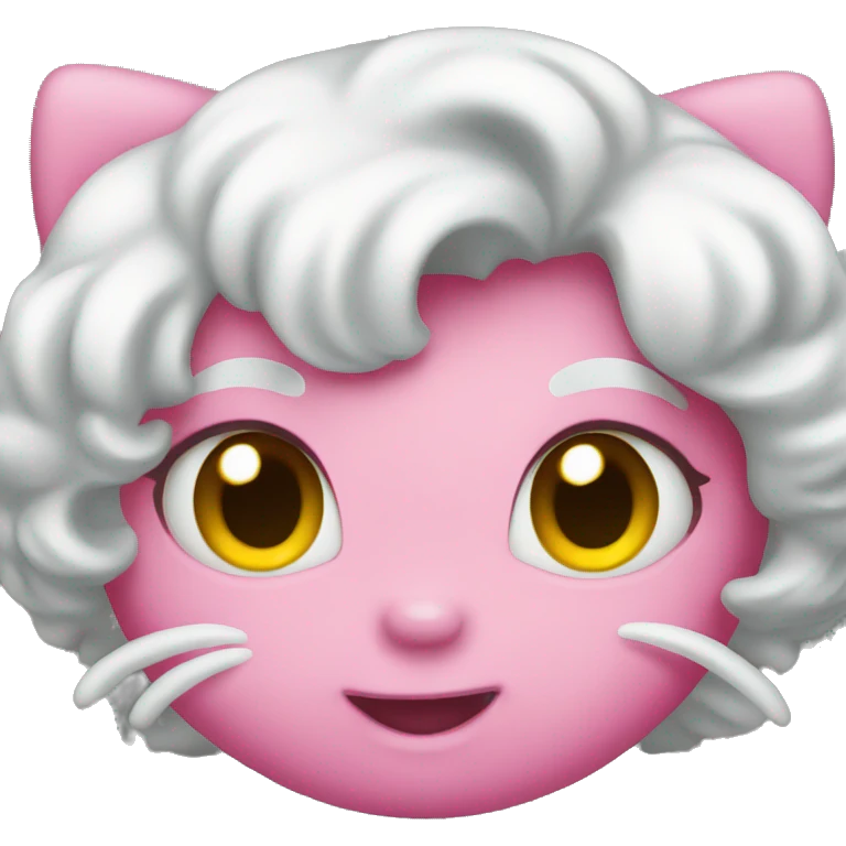 Mad hello kitty emoji