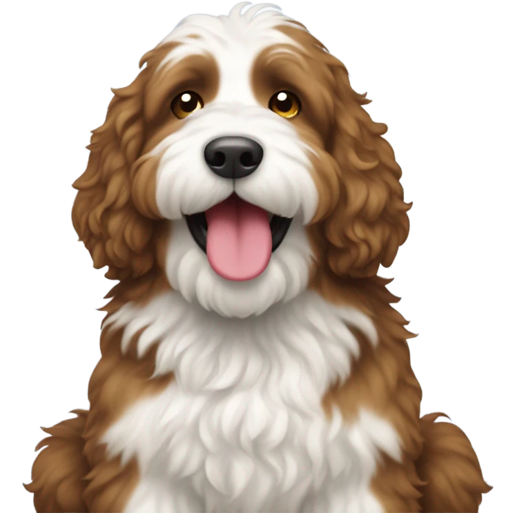 bernedoodle farting emoji