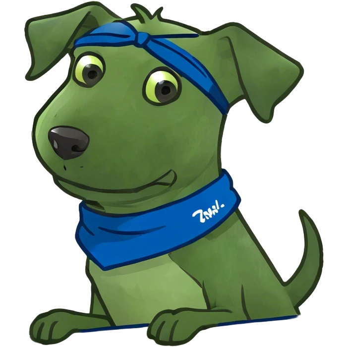 Dog on a roof  emoji