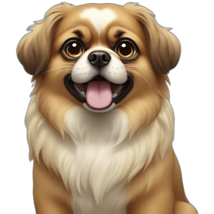 tibetan spaniel emoji