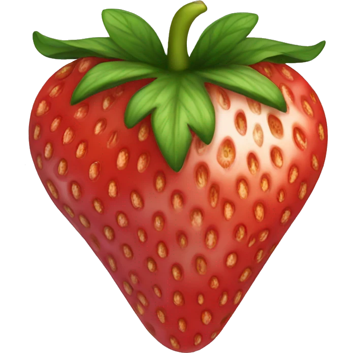 strawberry fruit emoji