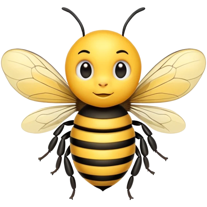 Cute bee emoji